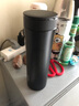 苏泊尔（SUPOR）保温杯男女士水杯316L不锈钢泡茶杯大容量商务便携车载杯子送礼物 500ML-儒雅黑 实拍图