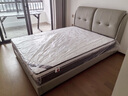 勿凡广东佛山皮床现代简约主卧软包床1.8米x2米奶油风齐边储物婚床 床+5D乳胶弹簧床垫 1.5x2.0m框架床【加厚加宽静音床板】 实拍图