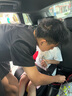 优乐博（ULOP）儿童安全座椅增高垫3-12岁大童车载小孩汽车用便携式安全椅 可折叠+ISO接口简易安装-法兰红 实拍图