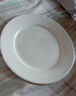 MLCRIYG牛排餐盘子陶瓷白陶瓷圆形西餐盘子家用菜盘碟子西餐餐具 10英寸(平盘) 实拍图