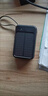 太阳能充电宝20000毫安小巧便携大容量移动电源适用华为小米苹果 黑色 5000毫安 实拍图