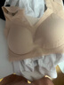 六月玫瑰 内衣女新款无痕透气轻薄无钢圈背心式文胸内衣薄款2件装 肤色+灰色 L 实拍图