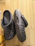 卡骆驰（CROCS）洞洞鞋贝雅男鞋女鞋轻便耐磨一脚蹬拖鞋休闲鞋|10126 黑色-001 41 /42(260mm) 实拍图
