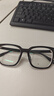 蔡司（ZEISS）近视眼镜框男士款粗框黑框眼镜gm镜架可配度数防蓝光辐射眼睛女 经典款 黑框黑色 配蔡司视特耐1.60非球面 0-600度 实拍图