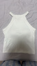 TINGE贴己性感挂脖外穿打底背心吊带女带胸垫罩杯一体白色上衣 实拍图
