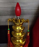 LED佛台节能灯泡官老爷财神灯泡红色供佛神明莲花神台灯蜡烛供灯 20个装（E12灯头） 0.5 红 实拍图