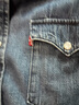 Levi's李维斯男士经典宽松蓝色牛仔衬衫时尚简约美式水洗情侣外套 中蓝色 M 实拍图