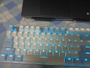 达尔优（dareu）EK815机械合金键盘 有线键盘 游戏键盘 108键单光 男生女生 电脑键盘  白色蓝色 青轴 晒单实拍图