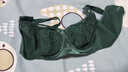 华婷露（Huatinglu） 内衣女夏季无海绵蕾丝性感超薄无钢圈文胸大胸显小全罩杯微聚拢 宛兰-抹茶绿 85C /38C 实拍图