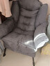 喻品懒人沙发休闲宿舍阳台沙发椅舒适小沙发软卧电脑靠背椅LZ076灰色 实拍图
