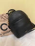 爱步（ECCO） 双肩包女 轻奢牛皮背包 小号双肩包9107807 HL 黑色910780790000 均码 实拍图