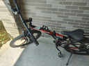 凤凰（Phoenix） 凤凰自行车可折叠山地车路虎男士成年人变速女式越野公路单车 三刀黑红/折叠双避震/全竞速轴承 26寸30速【参考：158-188cm】 实拍图