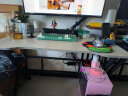 奥伦福特  电脑桌台式家用电竞游戏桌办公书桌简约书房写字桌子 欧式岩板灰-单桌100*60 升级款电竞桌 实拍图