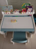曼龙 儿童学习桌椅套装组合阅读区小书桌幼儿园宝宝写字桌游戏桌 实拍图