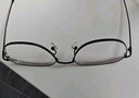 依视路（ESSILOR） 新款商务男镜架时尚潮流镜框女配依视路镜片近视定制眼镜 钛+金属-全框-4023BK-黑色 镜框+依视路膜岩非球面1.56现片 实拍图