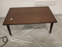 康千秋折叠飘窗桌小茶几中式窗台阳台楠竹坐地茶桌矮桌地毯小桌子 花梨色折叠桌【长70*宽40*高31】 实拍图