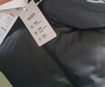 森马[轻松羽绒系列]三防羽绒服男冬季情侣纯色外套上衣 黑色（灰鸭绒） M 实拍图