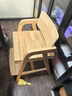 家逸儿童学习椅子小学生写字椅实木可调节升降座椅家用宝宝餐椅 实拍图