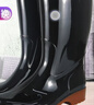 金橡灯塔牌冬季雨鞋男中高筒厨师水鞋防水防滑户外钓鱼洗车工作胶雨靴 灯塔G53高筒 42 实拍图