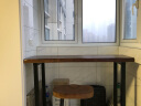 予凡实木吧台桌 家用办公 阳台靠墙靠窗高低脚长条桌窄桌椅餐桌高脚桌 单桌：120*40*105cm 实拍图