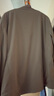 罗蒙高端休闲西服男士秋冬季保暖商务加厚英伦风西装外套爸爸装宽松 2018浅咖啡色 常规 2XL 185 150-165斤 实拍图