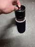 米小舒一键开盖玻璃杯车载双层茶水分离杯子速开泡茶杯男父亲节礼物送爸 黑色【一秒速开+防烫杯套】 400ml 实拍图