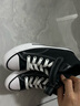 Converse匡威儿童帆布鞋小童新款春秋款男童女童魔术贴中帮帆布鞋 黑 34 【建议脚长21cm】 实拍图