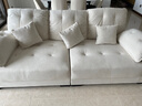 杜杜美家奶油风麂皮绒布艺沙发组合客厅小户型简约现代直排云朵沙发A61# 实拍图