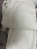 尚都比拉纯棉白色微阔直筒牛仔裤女高腰显瘦休闲复古百搭裤子 奶白色 M 实拍图