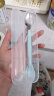 十月结晶硅胶勺辅食勺刮泥勺软勺儿童餐具多功能双头勺 蓝 实拍图