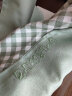 良良（liangliang）婴儿枕头宝宝0-1-3岁定型枕新生儿童加长护型枕头绿格小蛙 实拍图