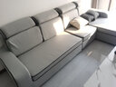 创繁  现代可拆洗布艺沙发套装简约客厅小户型免洗科技布沙发组合家具 四人位2.75M+左右互换贵妃+茶几 Q弹乳胶+高密度海绵座包/纳米科技布 实拍图