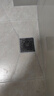 潜水艇（Submarine）MTK50-10黄铜镀镍枪灰色拉丝防臭地漏卫生间淋浴大排量地漏50管径 实拍图