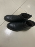 沙驰SATCHI男鞋冬季新品男士切尔西靴子时尚短绒马丁靴高帮棉鞋 黑色（尺码偏大） 40 晒单实拍图