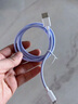 帅玺 适用iphone14数据线手机充电线苹果13快充usb12Pro平板11ipad短款xr 单条装-(薰衣紫) 1.5米 实拍图