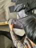美罗邦（Meloban）100%纯棉长袖t恤男薄款宽松秋衣春秋季纯色打底衫大码上衣服男装 深灰色【100%纯棉】 XL【建议140-150斤】 实拍图