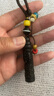 一只小鹿黑檀木龙凤柱钥匙扣高档汽车钥匙挂件手编链圈环男女包挂饰坠礼物 檀木龙柱 实拍图