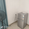 奥克斯小冰箱家用小型迷你冷藏冷冻两用出租房宿舍用节能省电寝室办公室电冰箱 【升级净化去味】56A176DW银【节能省电】 实拍图