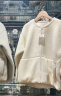 无印良品 MUJI 女式  长毛抓绒 夹克 短款外套女  简约风 BB2NSA3A 象牙色 XL(165/92A) 实拍图