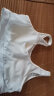莫代尔2件少女内衣初高中学生纯棉运动防震背心女孩发育期文胸白+蓝XL 晒单实拍图