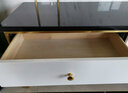 思轩家具（CI XUAN FURNITURE）电视柜茶几客厅组合套装家用大理石现代简约轻奢地柜新款 大理石电视柜黑白色 1.8*0.4*0.5 实拍图