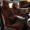 车活力（CARDYNAMIC）汽车坐垫冬季毛绒冬天短毛棉座垫全包围保暖 咖啡色-标准版 单驾驶位*1 实拍图