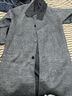 太平鸟男装毛呢大衣立领男冬季呢子外套休闲宽松潮流 深灰色 XL 实拍图