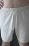 H&M男装卫裤夏季薄款宽松直筒运动跑步裤松紧腰休闲短裤1224295 浅米色 2XL 180/114 建议拍小一码 实拍图