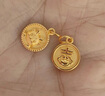 菜百首饰黄金吊坠 足金 3D生肖龙 吉祥龙牌圆形吊坠 本命年 计价 HJ（亿） 黄金吊坠/项坠（不含链） 约1.27g 实拍图