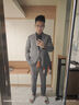 威可多（VICUTU）【小蓝西二代】男士西装商务正装礼服外套新郎伴郎结婚西服 西服180C或西裤99 均码 浅苍灰上衣（2代） (尺码以上面为准) 实拍图