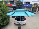 渔之源 钓鱼伞防暴雨大钓伞多向加厚雨伞防风户外遮阳伞防雨垂钓伞 2.2米 12棱精钢手杖【整伞压胶遮阳防雨】碧水蓝 实拍图