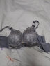 莫代尔3D立体手托无钢圈文胸小胸显大调整型聚拢内衣女柔软透气性感胸罩 蓝色文胸 80A B 实拍图