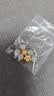 中国黄金（CHINA GOLD）小桃花黄金转运珠足金DIY小配件隔片垫片串珠散珠隔珠纪念品 足金桃花转运珠约0.11g 无绳 实拍图