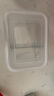 Glasslock韩国进口耐热玻璃饭便当盒微波炉密封冰箱收纳保鲜盒 长方分隔1000ml白色硅胶圈 晒单实拍图